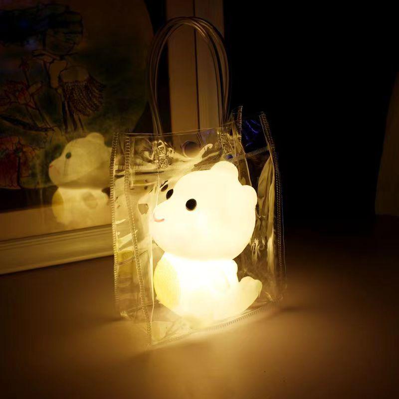 Creative Cute Pet Night Light - Animal League LED Vinyl Ornament