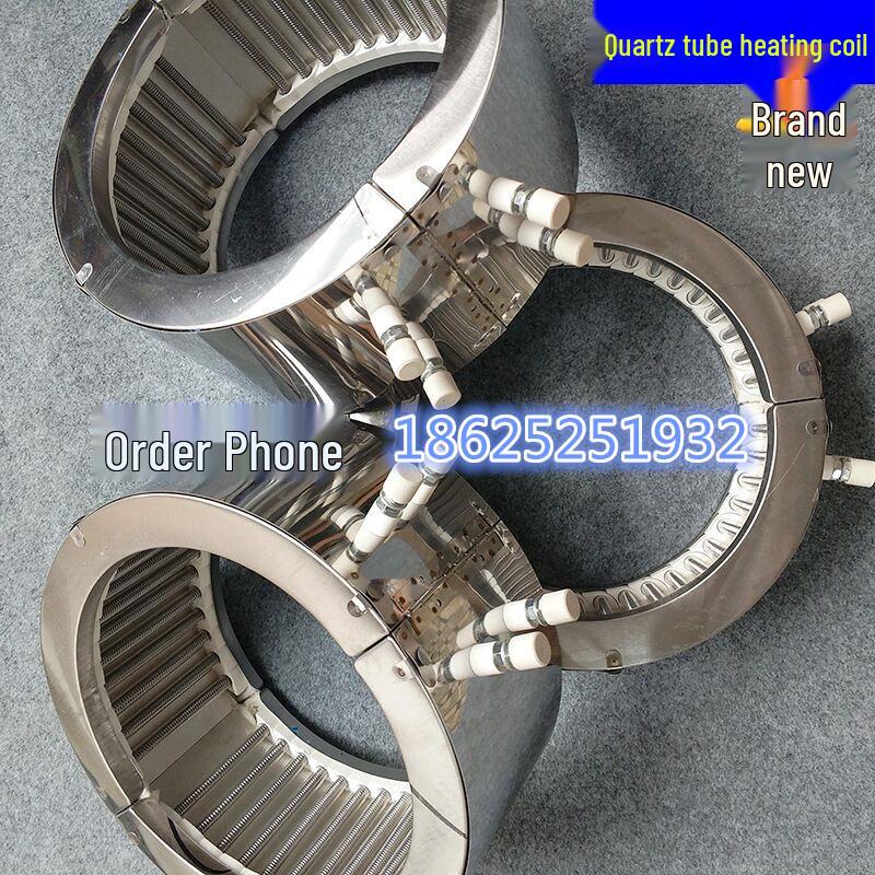 80-100 Diameter Injection Molding Machine Heater: Ceramic, Copper, Aluminum, Stainless Steel, Quartz Tube, Far Infrared Electric Coil, 220V.