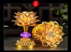 Lotus LED Seven-Color Guanyin Offering Lamp - Plug-in Everlasting Bodhisattva Light for Home