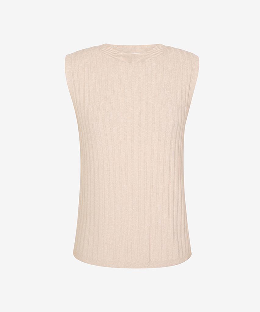 Sekeonseukin 3D Knit Rib Sleeveless Pullover