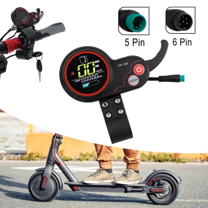 Universal Electric Scooter Instrument Dashboard With Multifunction Display Suitable For Speed Range And Mileage Tracking