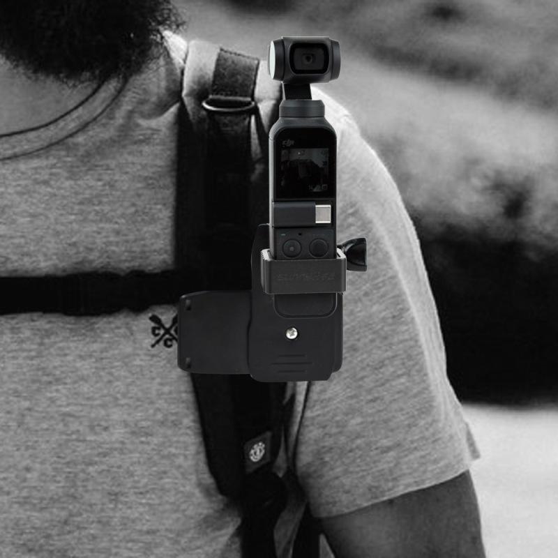 Aluminum Alloy Adapter Kit Backpack Bracket Clamp Clip Mount for DJI OSMO POCKET Gimbal GOPRO Camera