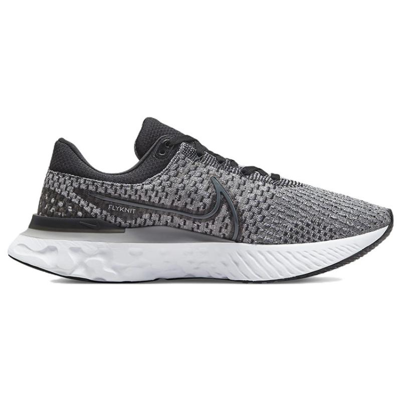 Nike React Infinity Run Flyknit 3 'Black Grey Fog' Sneakers DH5392-006