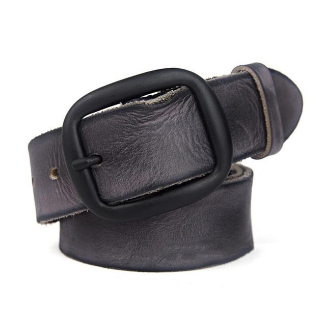 

Мужские индивидуальные ремни высшего качества из натуральной коровьей кожи в стиле вестерн, ретро, ​​из коровьей кожи для мужчин 130CM чёрный