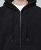 Musinsa Standard Oversized Polar Fleece Hooded Zip-Up [Black]