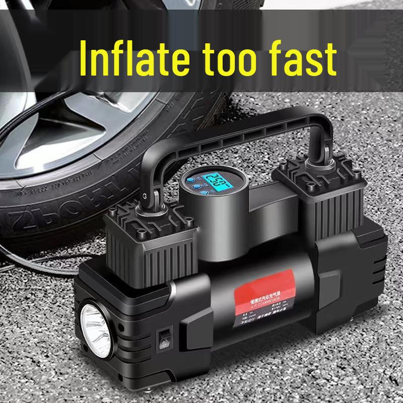 Portable 12V Single Cylinder Electric Car Tire Air Pump