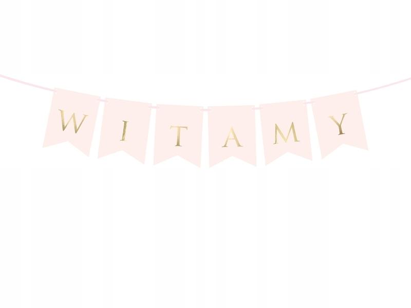 Baner Witamy, J. Różowy, 15X80 Cm, 1 Szt.