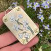 Blomstepresse Bærbar Mini Prægningssæt Kompakt Botanisk Kunstværktøj Bevaring Håndværk Presse Sæt til DIY Blomst