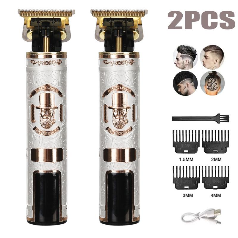 1-5Pack Vintage T9 Electric Cordless Hair Cutting Machine Professional Hair Barber Trimmer For Men Clipper Shaver Beard Lighter