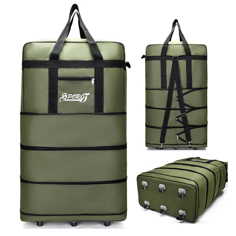 Universal Expandable Wheeled Luggage: Extra-Large Capacity Travel & Study Abroad Bag