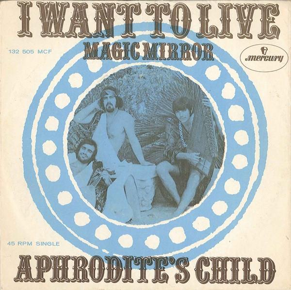 

7-дюймовая пластинка APHRODITES CHILD I Want To Live 132505MCF MERCURY 1969 Нидерланды Рок Б/у