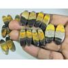 9X24-13X31MM Natural Bumble Bee Jasper Pair Oval Cabochon Gemstone 10PairLot C-134