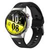 Geflochtenes einfarbiges Silikon-Uhrenarmband für Huawei Watch GT7 Pro / GT6 Pro 46mm, Verstellbares Ersatz-Armband, Nur Armband