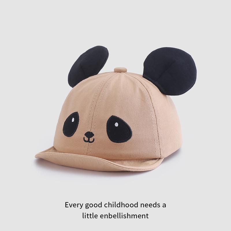 Baby Hat Spring and Autumn Cute Baby Super Cute Sun Visor Baseball Hat Soft Brim Baby Versatile Baseball Cap Fashionable