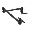 G1/2 Wall Mounted Kitchen Faucet Single Cold 360 Degree Rotating Sink Faucet Folding Copper Water