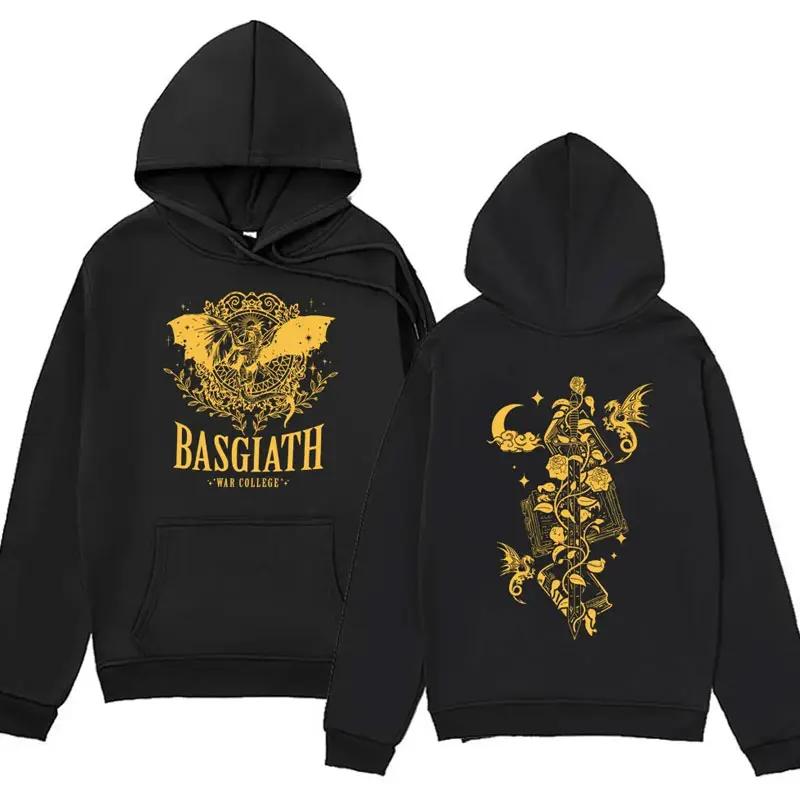 Xaden Riorson House Hoodies Iron Flame Dragon Rider Fourth Wing Emblem Sweatshirt Basgiath War Men Fashion Oversized Hoodie