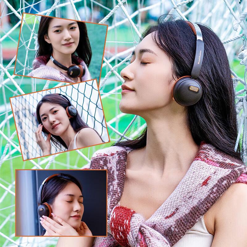 OKSJ F2 Pro Retro Wireless On-Ear Headphones