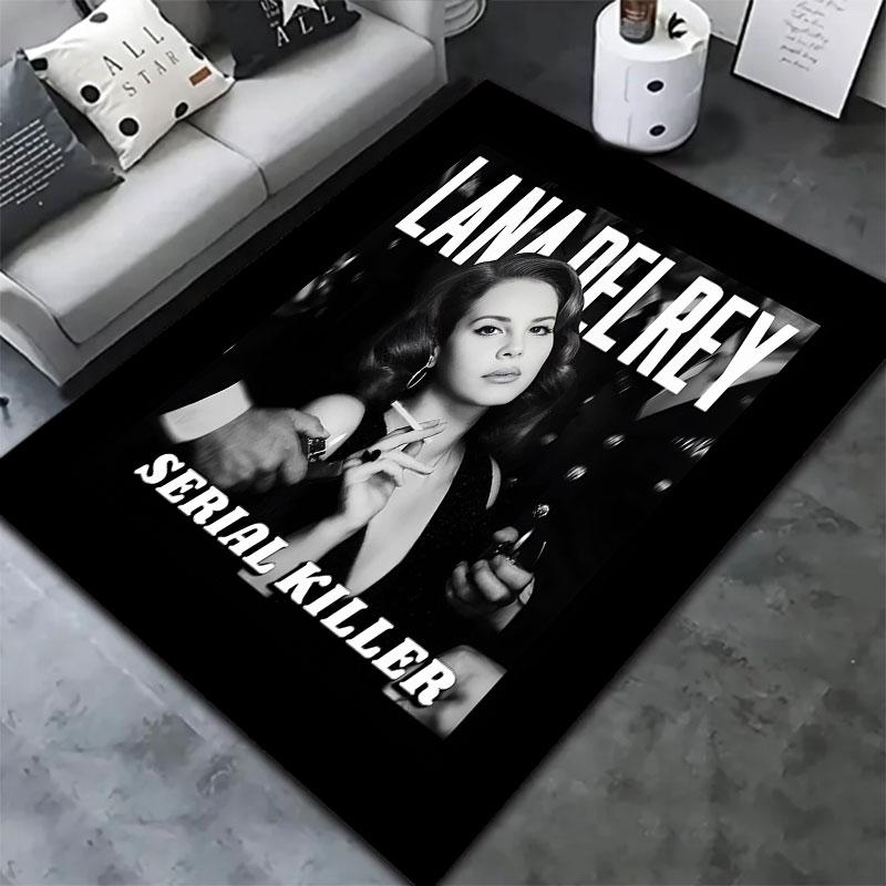 Lana Del Rey Carpet Rug for Living Room Bedroom Home Sofa Decoration,Kids play Non-slip Floor Mat