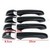 8PCS Set Door Handle Cover Carbon Printed With Keyhole for Chrysler/Jeep 2005-2010 Car Styling Accessories