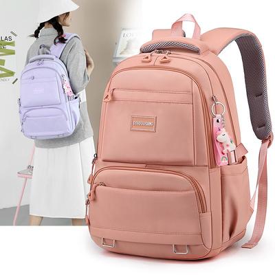 School Bag Women's Large-capacity New Middle and High School Students Backpack Multi-compartment Can Be Set Trolley Case Travel Backpack