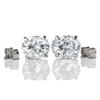 12.8 Ct Synthetic White Moissanite Oval Cut CERTIFIED Earrings Pair For Her