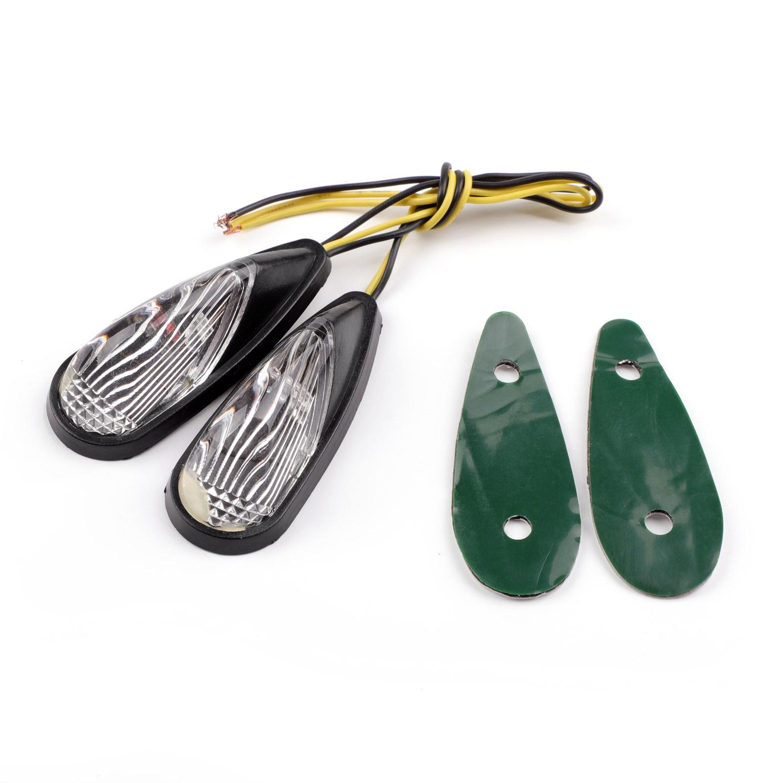 

Turn Signals For Kawasaki Ninja 250 500 ZX6 ZX9 Honda CBR 600 1000 RR C