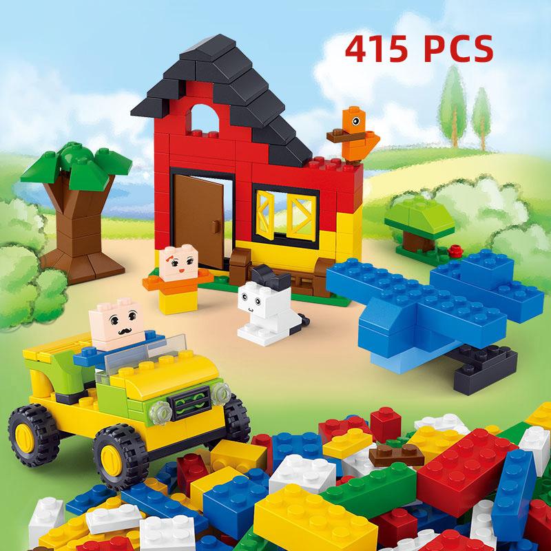 

1000 шт. Деталі 500 штук Креативний дизайнер Іграшки для самостійної збірки Хлопчик Дівчинка Друг Модель Будівельні блоки MOC Класичні цеглинки Різдвяний подарунок