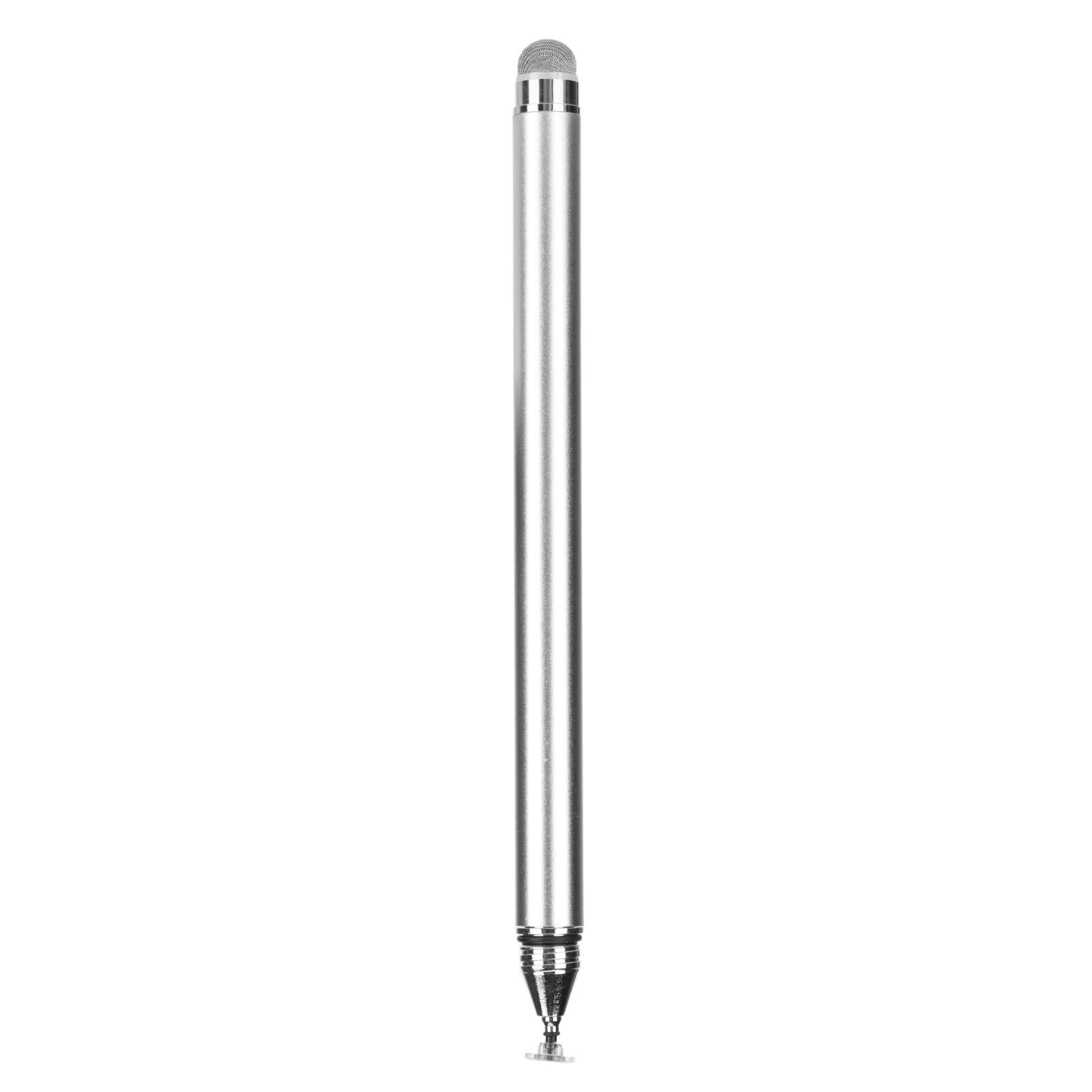 

Stylus Pen 2 in 1 Universal Capacitive Screen Touch Pen Pencils High Sensitivity Fine Point Digital Pencil срібний
