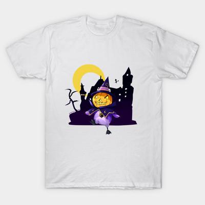 T Shirt Women Halloween Rappy Harajuku Print Kawaii Tshirt Summer Short Sleeve Female T-Shirt Top Tee