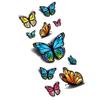 3D Multicolor Butterfly Pattern Waterproof Temporary Removable Tattoo Art Sticker