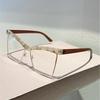 Oversized Cat Eye Glasses Women Fashion Blue Light Blocking Optical Frames  New Ins Trendy Brand Design Eyeglasses