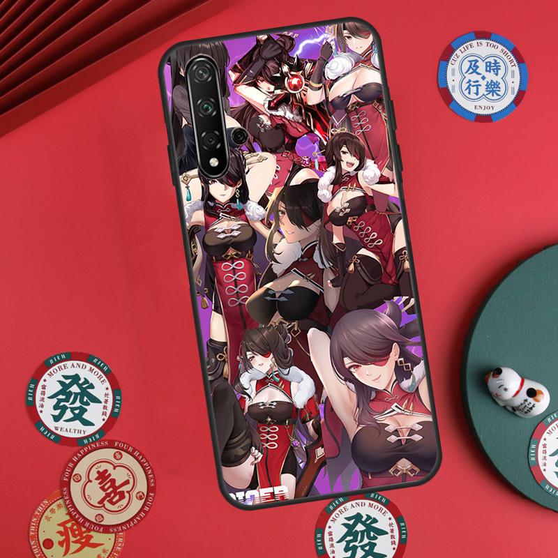 Genshin Impact Beidou For Huawei Nova Y73 Y72 Y61 Y91 Y90 Y70 Y60 12s 12i 11i 8i 9 10 SE P60 Pro P30 P40 Lite Case