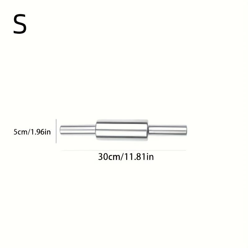 

Скалка из нержавеющей стали для выпечки, замешивания теста, приготовления выпечки, сверхпрочный кухонный инструмент S