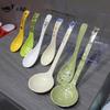 Melamine Soup Spoon with Long Handle - Colorful Imitation Porcelain for Restaurant and Home Use