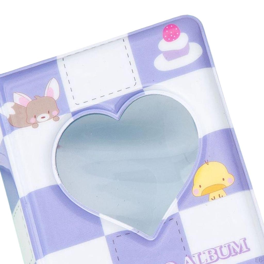 3 inch Card Holder Mini Album for Photos and Cards with 40 Pockets Travel Events