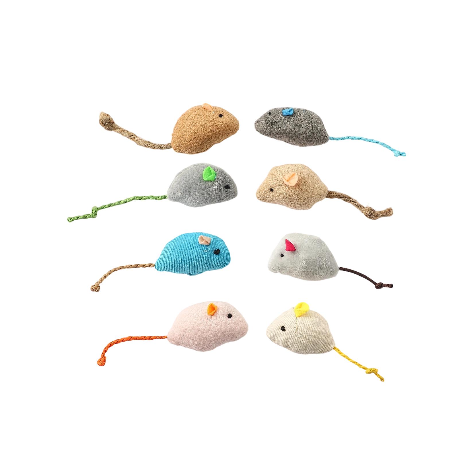 

Cats Toy Realistic Plush Mouse Doll One Size
