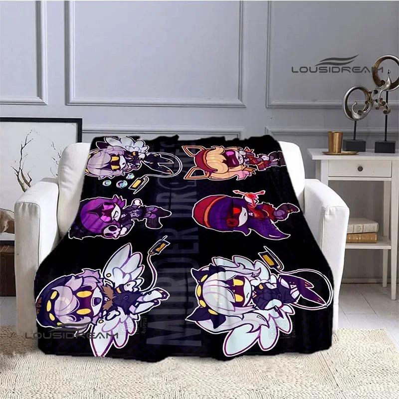 Murder-Drones Cartoon Printed blanket Flannel Warm blankets Soft and comfortable blanket bed linings cubre cama Birthday Gift