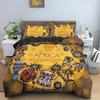Ancient Egypt Vintage Pharaoh Pyramid Bedding Set Single Twin Double Queen King Cal King Size Bed Linen Set