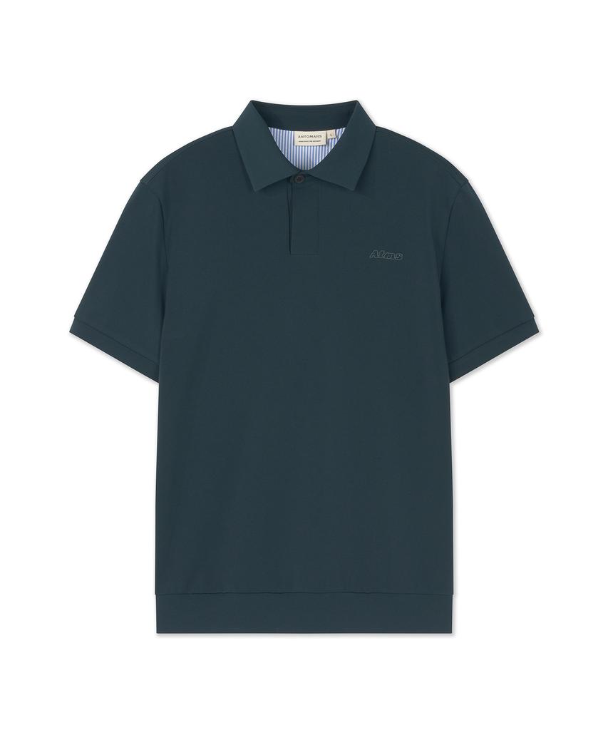 Antomas Atms Track Polo Shirt Men'S - Dark Green