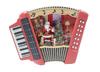 Livelight Snowing Bubble LED Light Accordion Santa Music Box Christmas Tokyo Candle (8 Songs) Gift, Beautiful, Market,