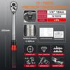 1 /4'' 3/8'' 1/2'' 72-Tooth Ratchet Handle Drive Click Torque Wrench Adjustable Industrial Dual-Direction Upgraded Torque Wrench