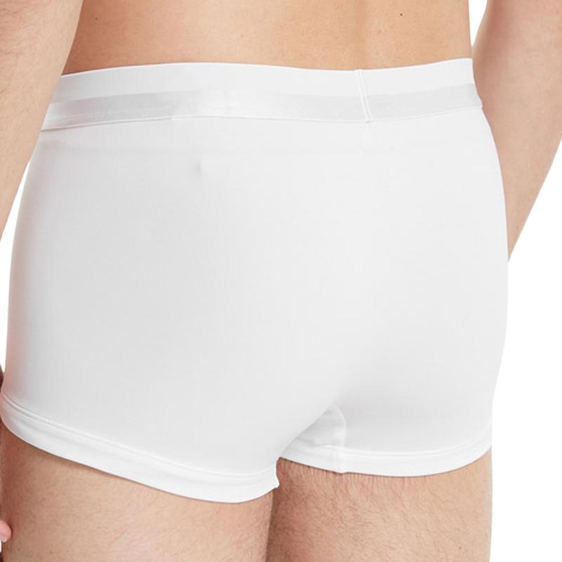 Calvin Klein Jacquard Logo Waistband Low Rise Fitted Boxer Briefs Men underwear White NB2974-100
