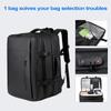 Travel Men 17x11inch Laptop Backpack vacuum compression Backpack Business Large Capacity school Backpack expand outdoor backpack