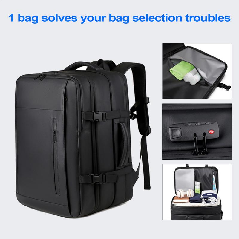 Travel Men 17x11inch Laptop Backpack vacuum compression Backpack Business Large Capacity school Backpack expand outdoor backpack