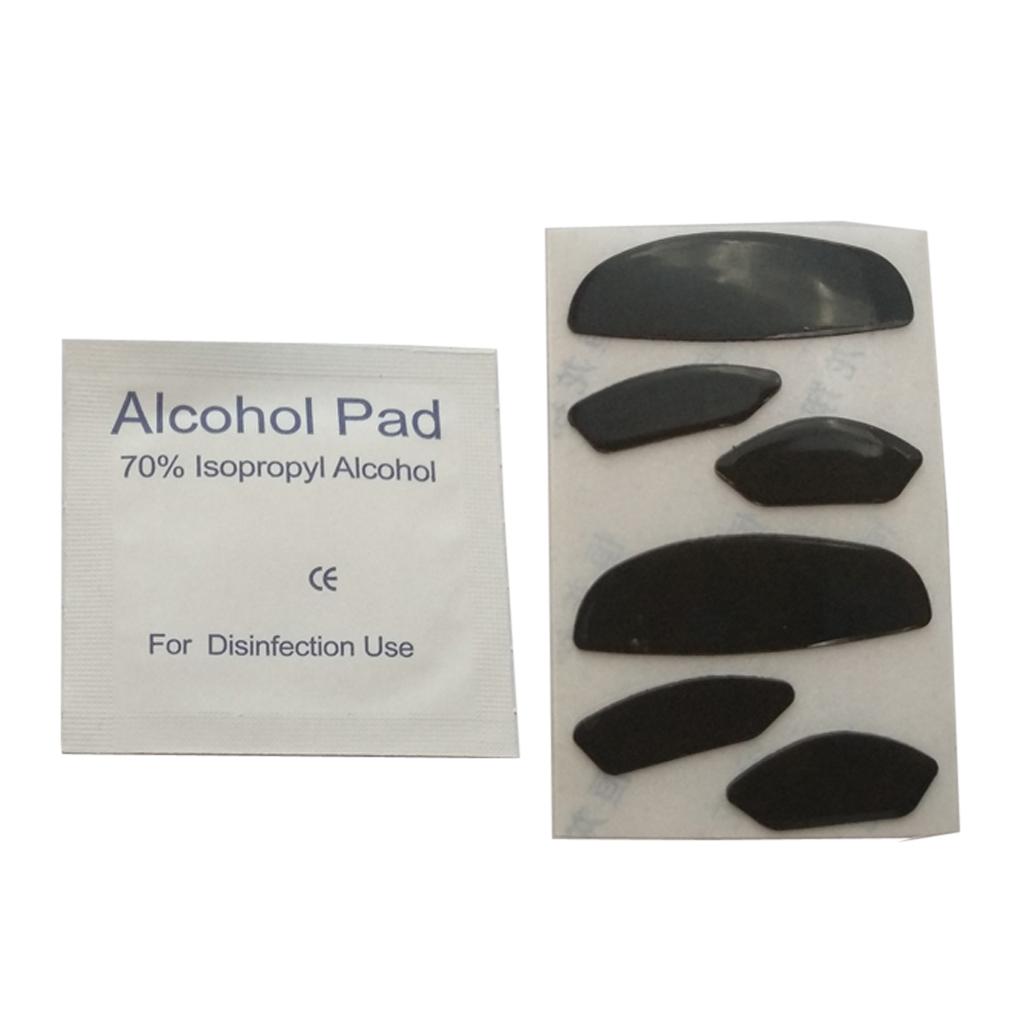 2 Pcs of Mouse Feet Mouse Skates for 310 Gaming Mouse Feet Replacement Black 0.6mm