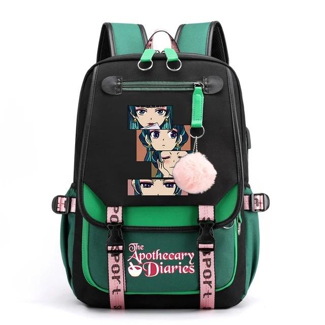 De Apothekersdagboeken Anime Cosplay Rugzak Studenten Schooltas Cartoon Boekentas Laptop Reizen Rugzak Buiten Kinderen Cadeaus