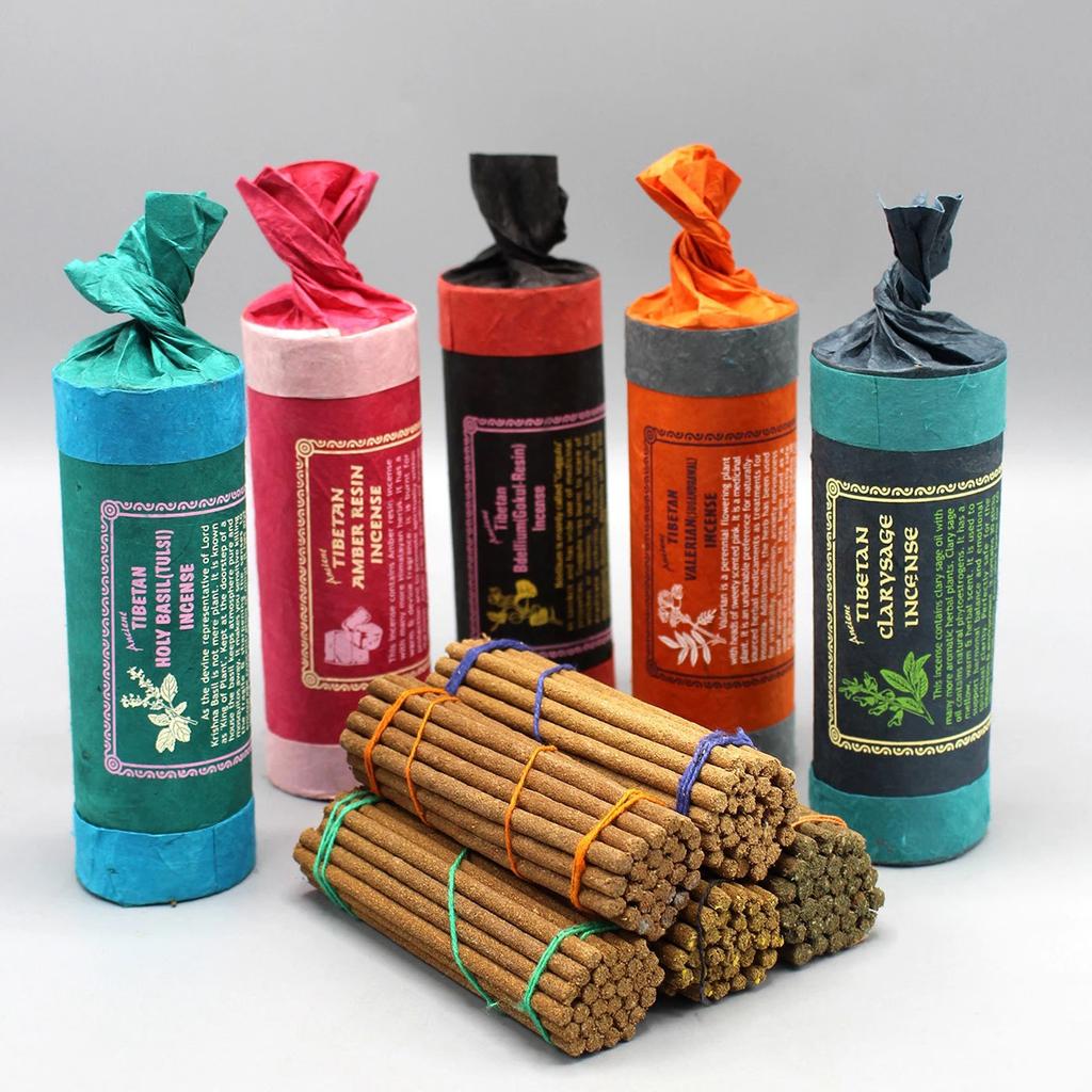 Tibetan Incense Ancient Bdellium Gokul resin incense Various Tibetan White Lotus Tibetan Sandalwood