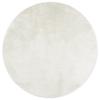 Oviedo Short Pile Rug Cream Ø 120 Cm