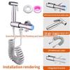 304 Stainless Steel High-Pressure Bidet Spray Gun for Toilets