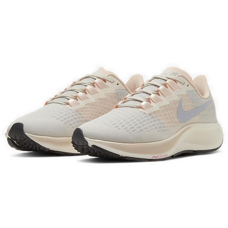 Nike Womens Air Zoom Pegasus 37 'Pale Ivory' (women's Sizes) Pale Ivory / Barely Volt / Sail / Ghost Running Shoes BQ9647 102